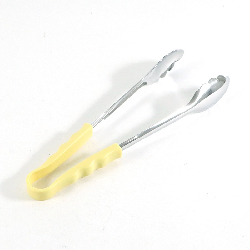 カラー万能トングPP柄大イエロー 1個(ご注文単位1個)【直送品】