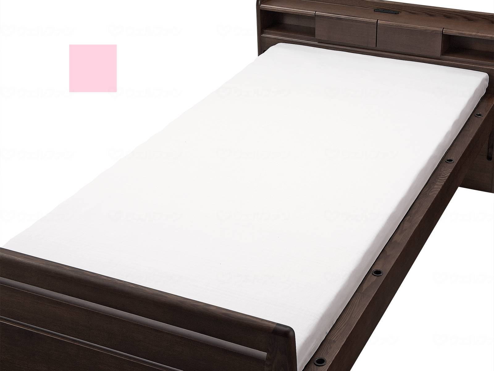 ウェルファン フラットシーツ　150×260cm ピンク 1個（ご注文単位1個）【直送品】