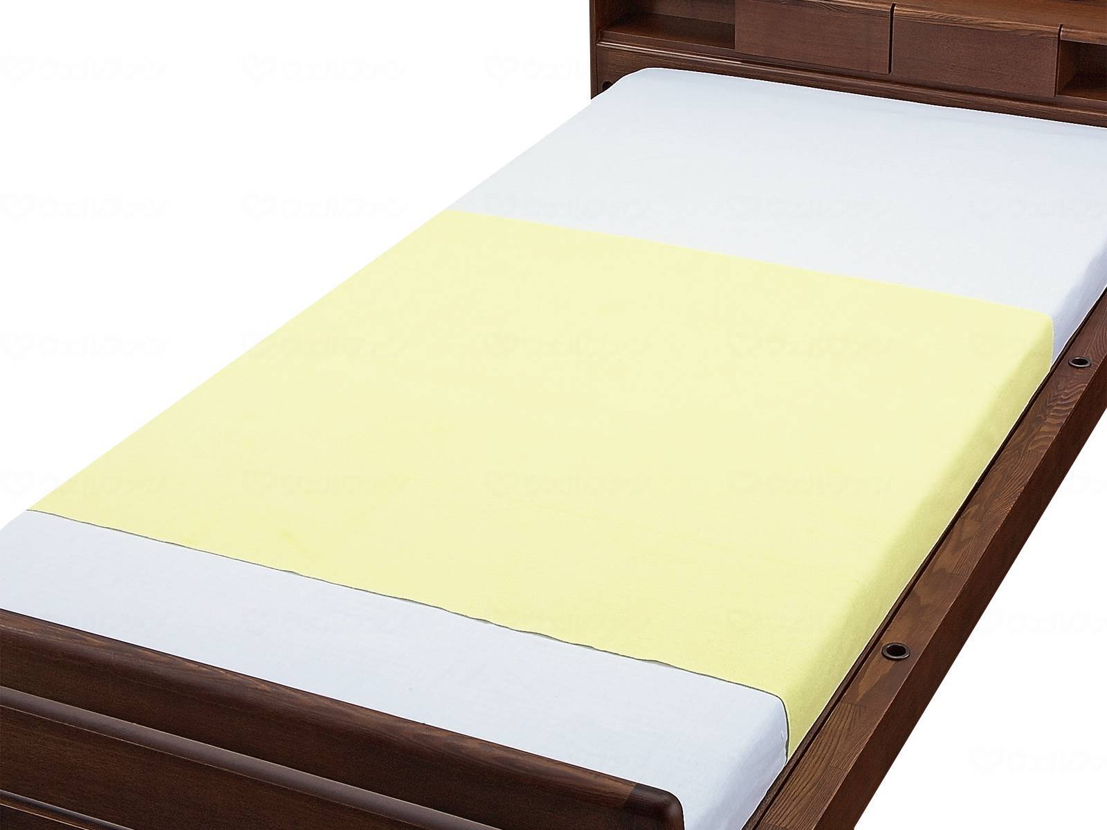 ウェルファン 綿混パイル防水シーツ　90×145cm クリーム 1個（ご注文単位1個）【直送品】