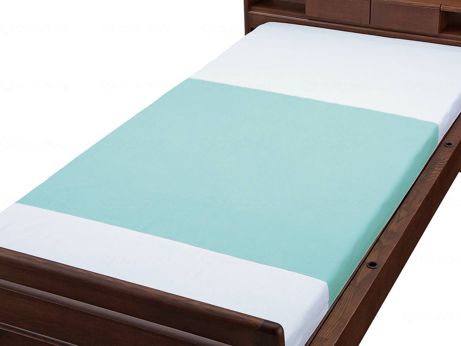 ウェルファン トリコットパイル防水シーツ　90×145cm サックス 1個（ご注文単位1個）【直送品】