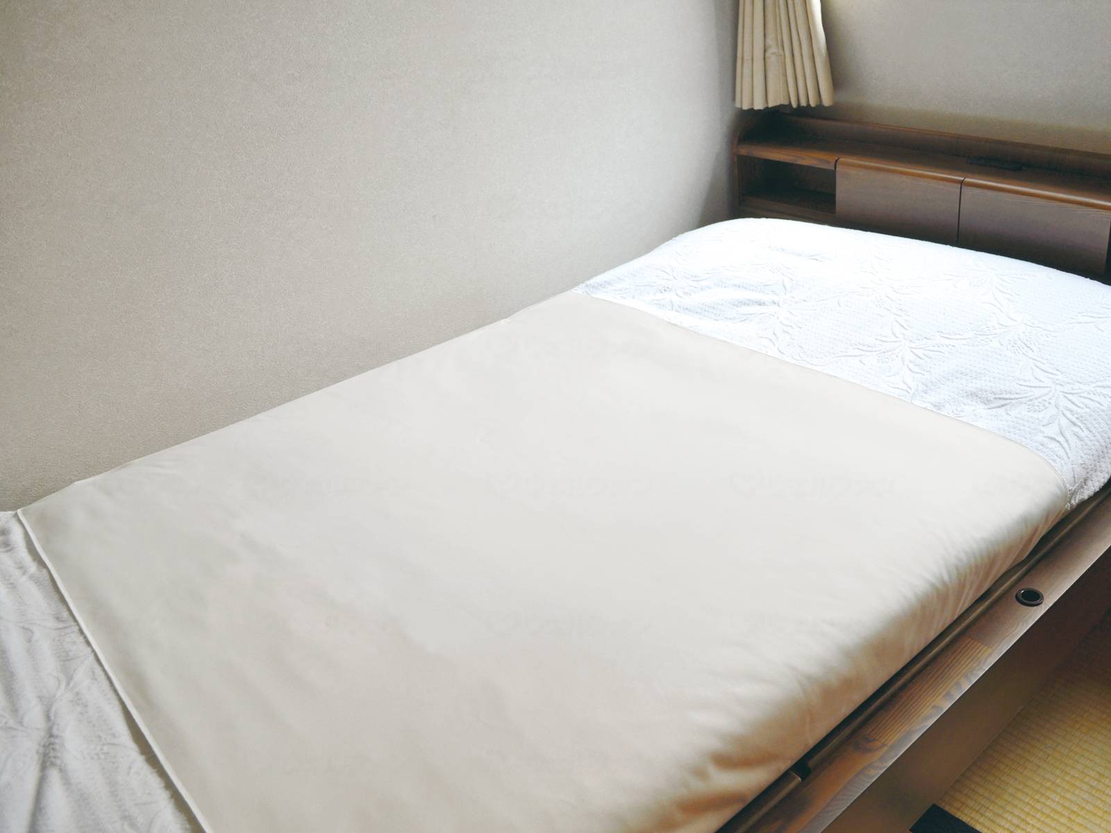 ウェルファン スムース透湿防水シーツ ベージュ 1個（ご注文単位1個）【直送品】