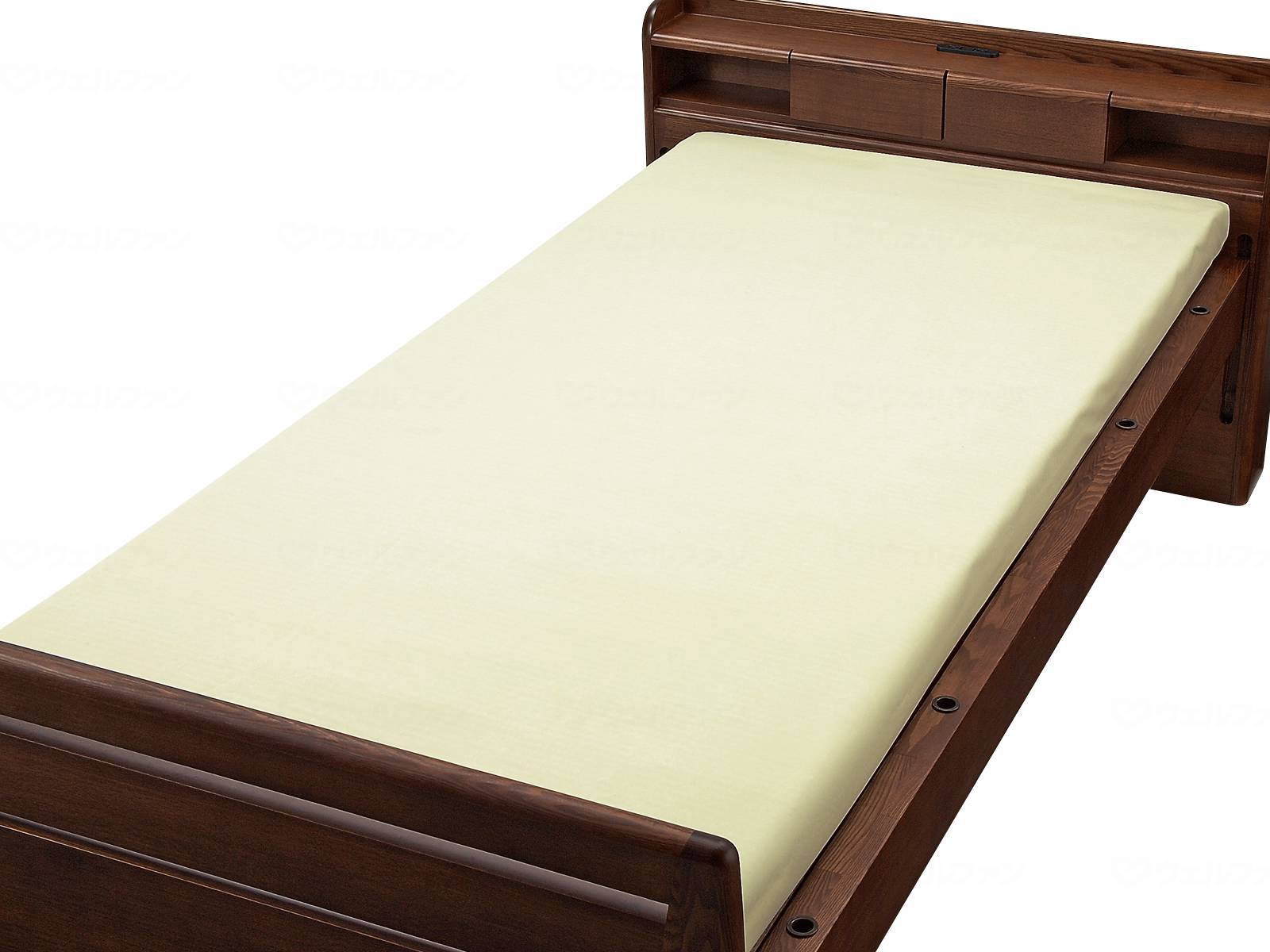 ウェルファン トリコットパイルフラット型防水シーツ クリーム 1個（ご注文単位1個）【直送品】