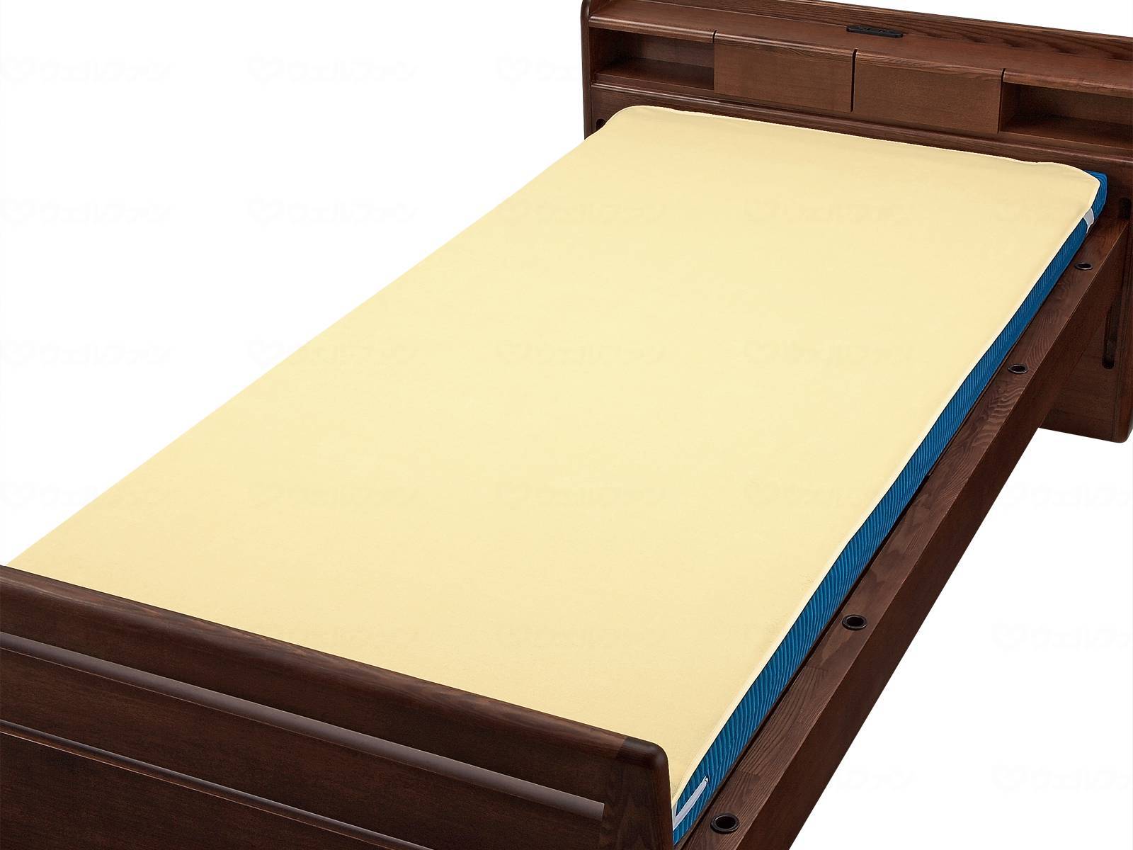 ウェルファン ベッドパッド型防水シーツ クリーム S 1個（ご注文単位1個）【直送品】