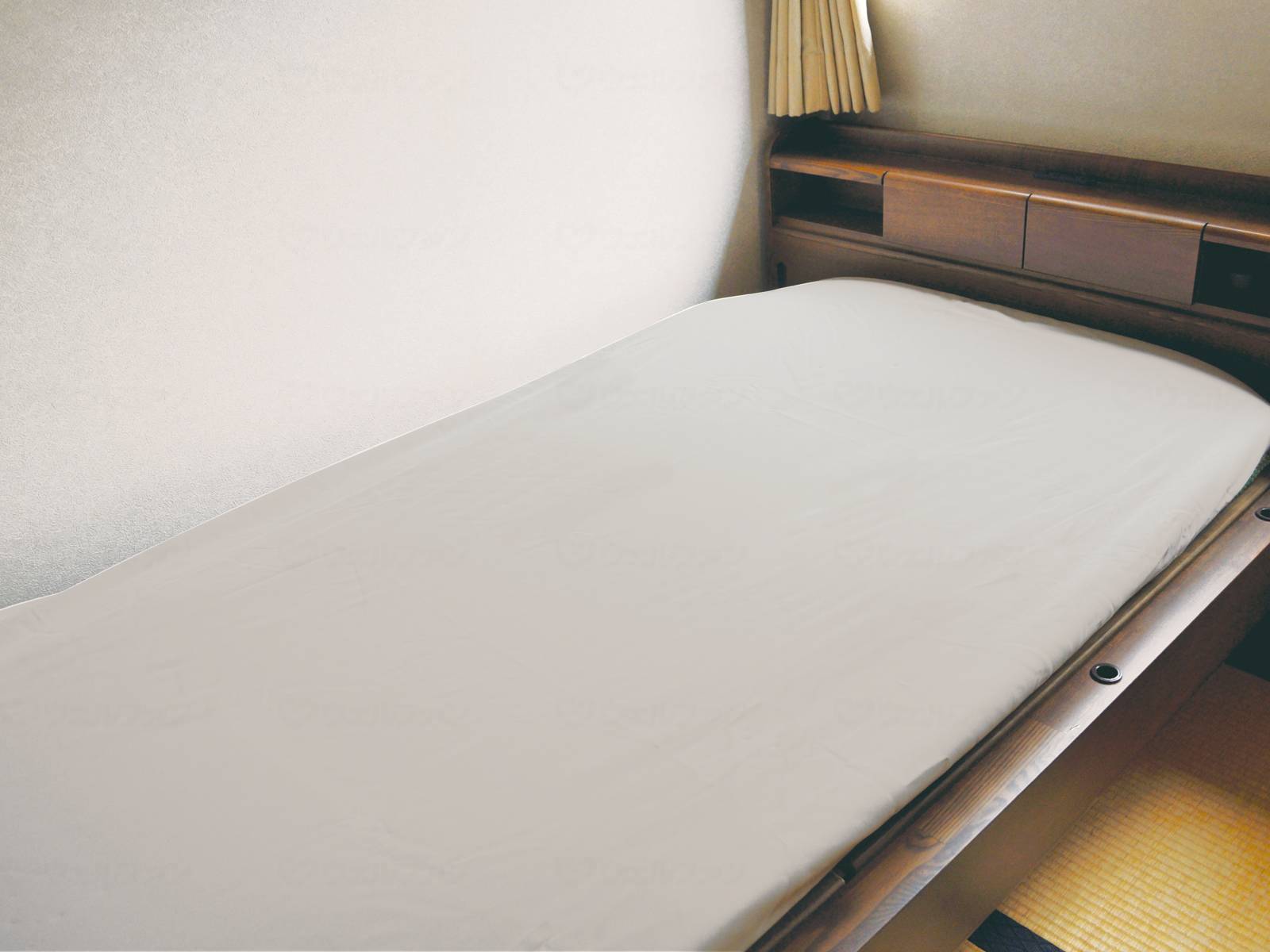 ウェルファン スムース透湿防水シーツボックス型 ベージュ 1個（ご注文単位1個）【直送品】