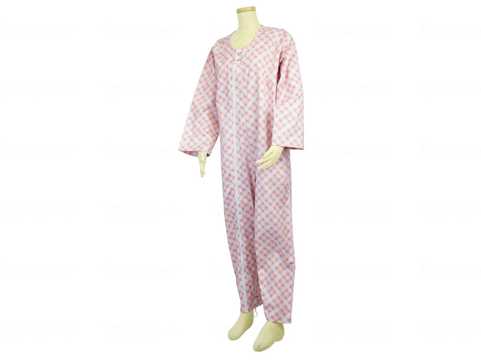 ウェルファン テイコブ エコノミー上下続き服/オレンジ/L 1個（ご注文単位1個）【直送品】