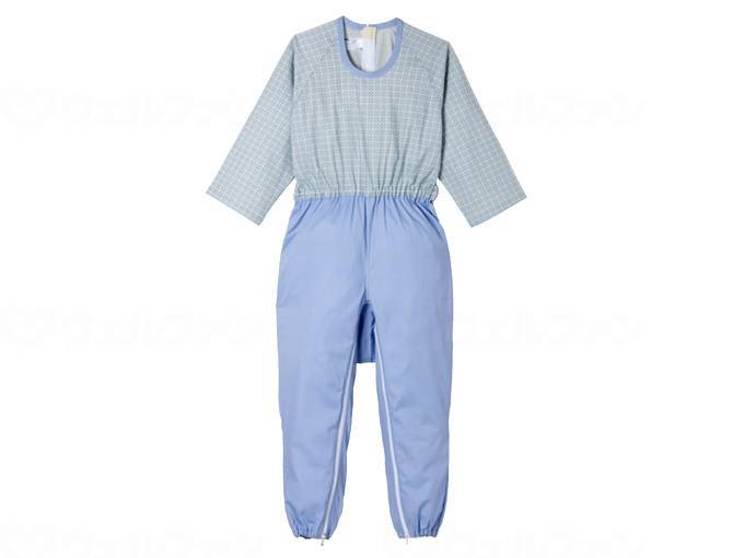 ウェルファン コンビネーション(後開き)/キューブブルー/LL 1個(ご注文単位1個)【直送品】