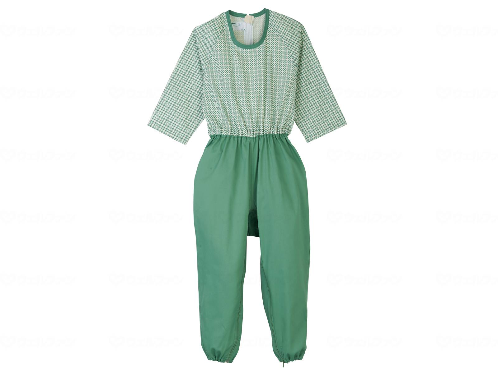 ウェルファン コンビネーション(後開き)/キューブグリーン/M 1個(ご注文単位1個)【直送品】