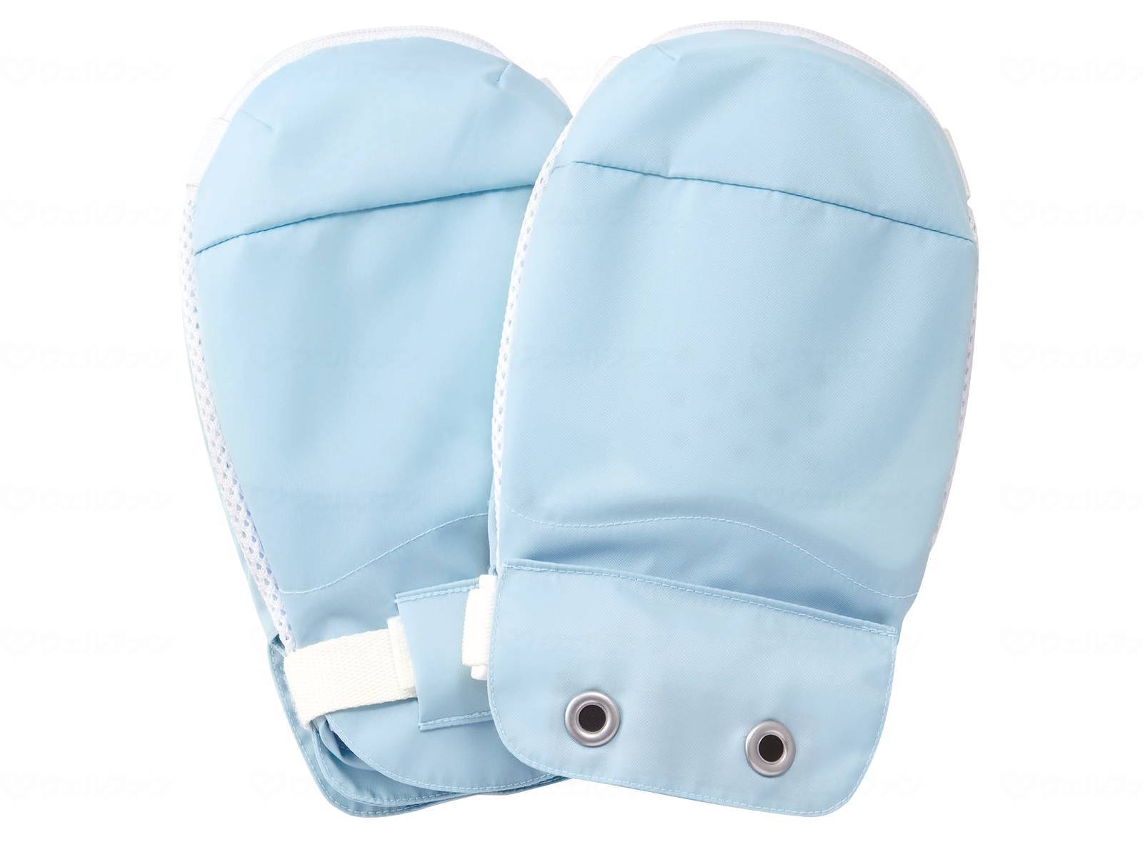 ウェルファン セーフミトンⅡ(2枚入)/ブルー 1個（ご注文単位1個）【直送品】