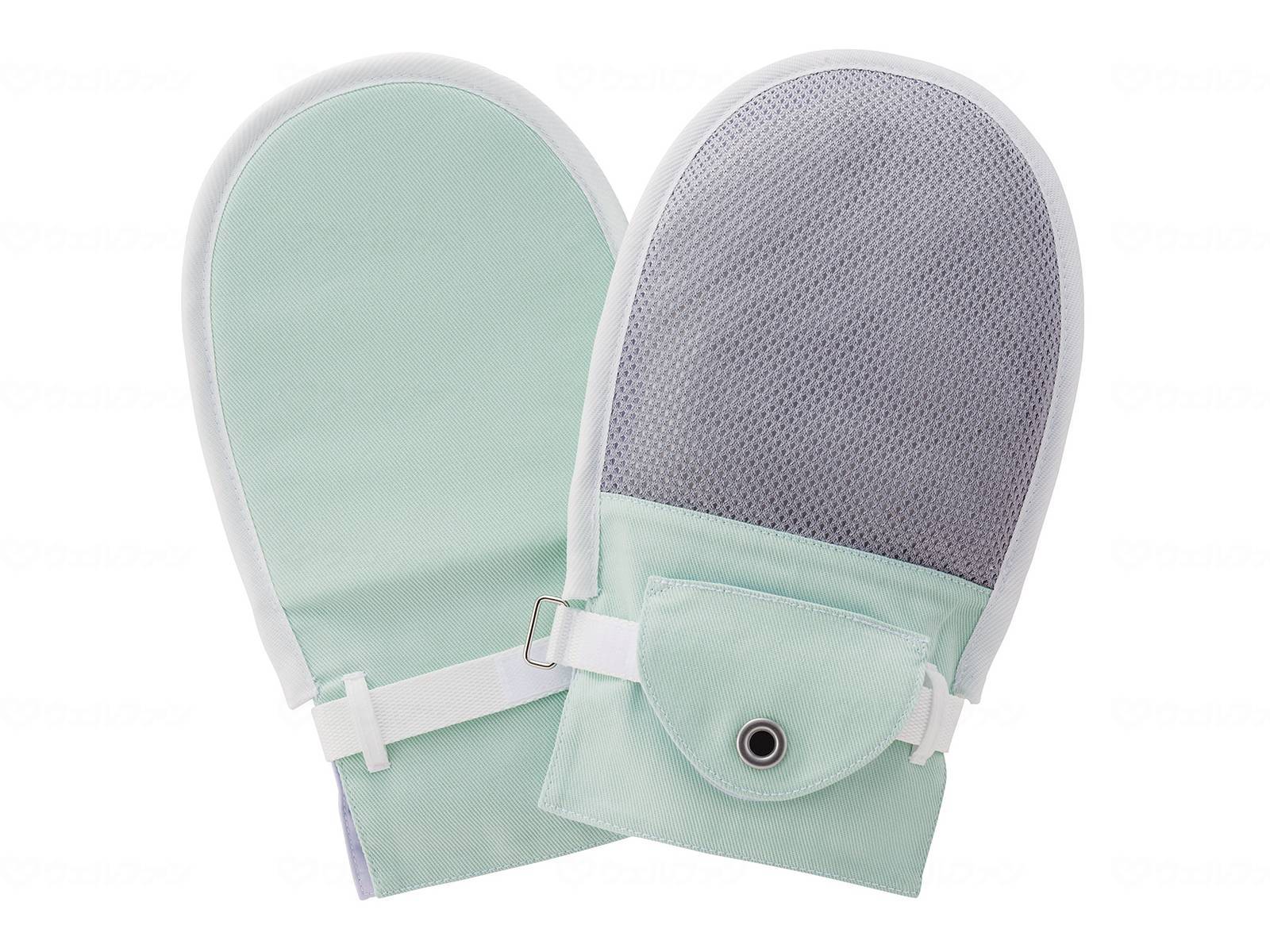 ウェルファン フドーてぶくろNo.5 1双(2枚入)/グリーン/L 1個（ご注文単位1個）【直送品】