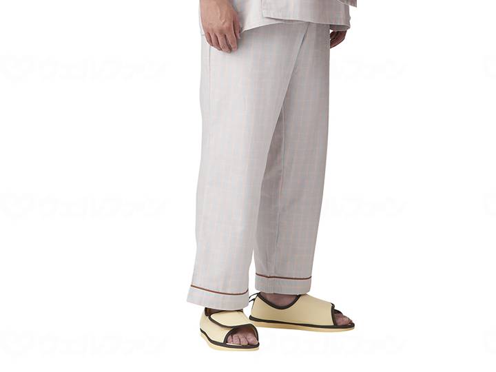 ウェルファン 患者衣パンツ/LL 1個（ご注文単位1個）【直送品】