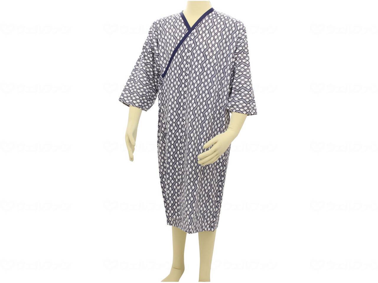 ウェルファン テイコブ 介護用ねまき 紳士用/フリー 1個（ご注文単位1個）【直送品】