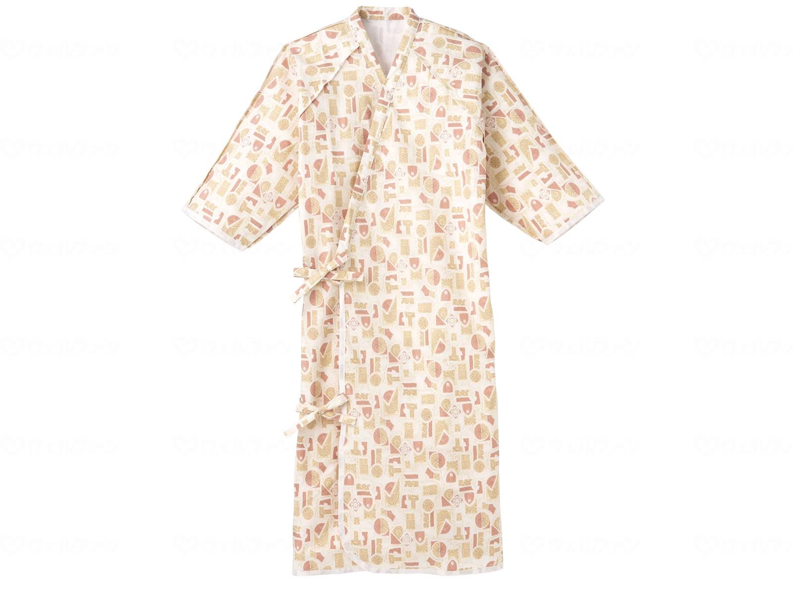 ウェルファン ケアねまき/エンジ/M 1個（ご注文単位1個）【直送品】