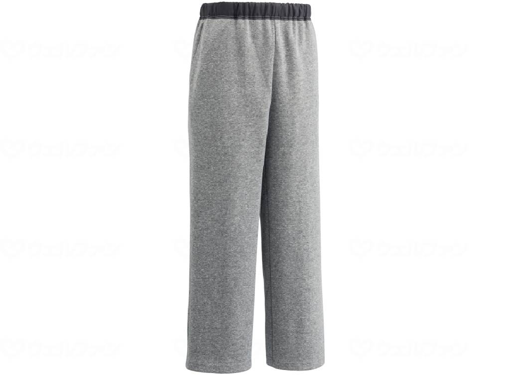 ウェルファン 婦人おしりスルッとニットパンツ/ライトグレー/LL 1個（ご注文単位1個）【直送品】