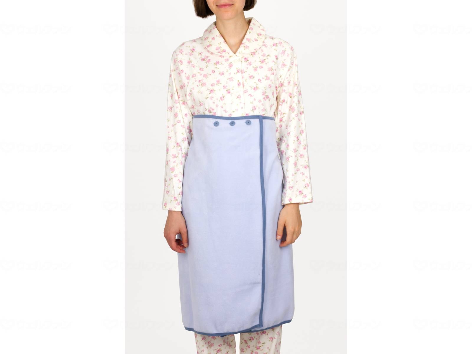 ウェルファン フリース マルチひざかけ/ブルーグレー 1個（ご注文単位1個）【直送品】