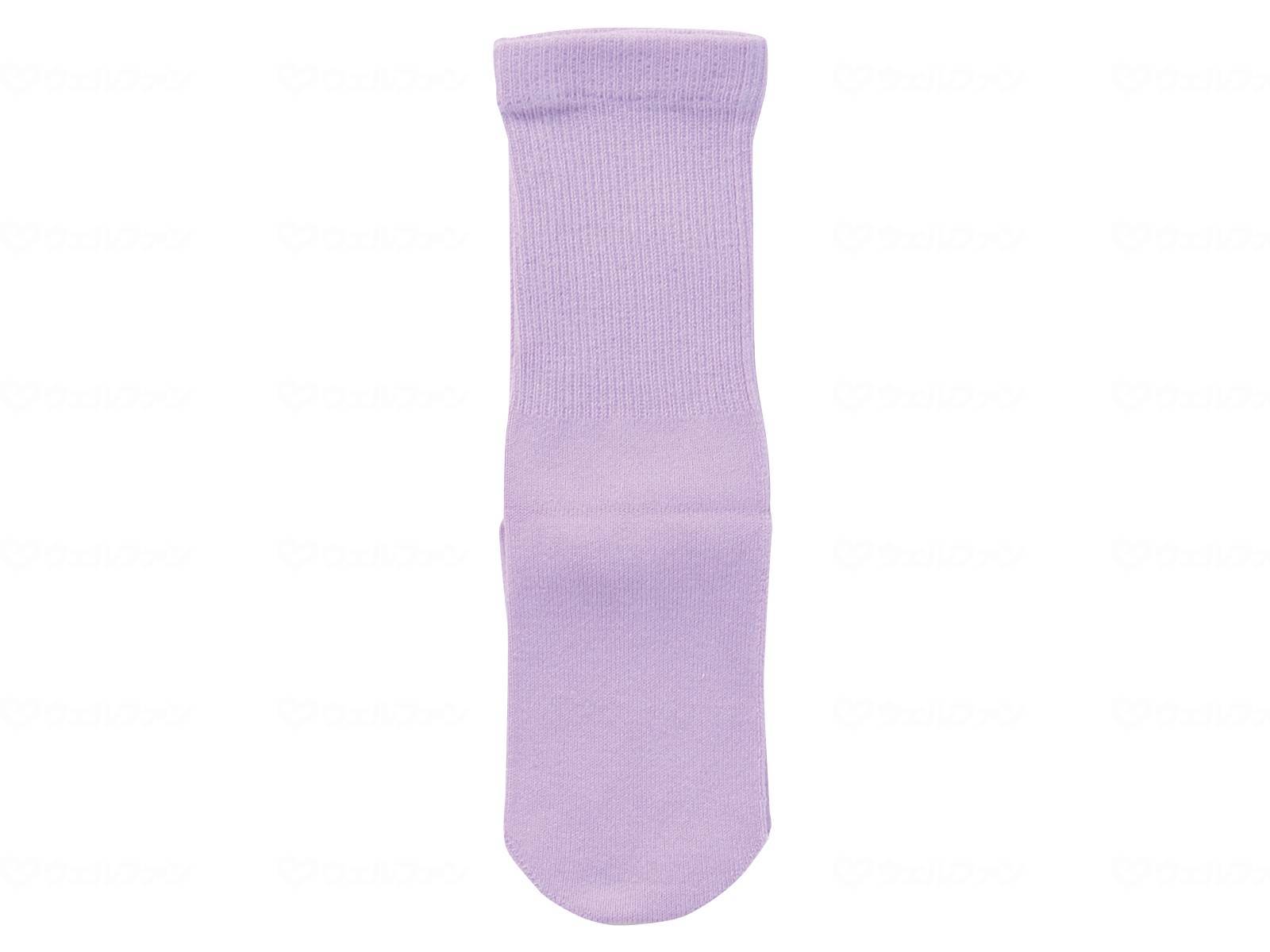 ウェルファン 婦人極上しめつけません綿混ソックス/パープル/20~24cm 1個（ご注文単位1個）【直送品】