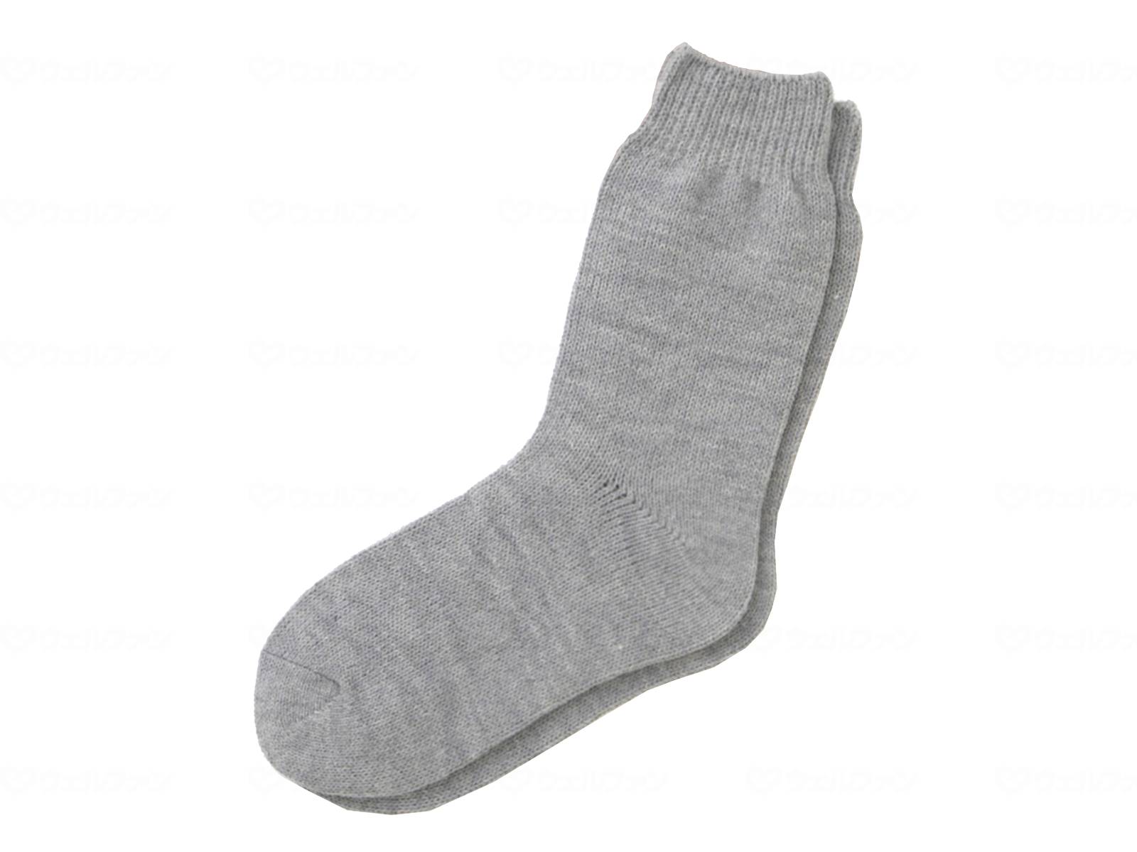 ウェルファン 超ゆったりくつ下特大タイプ(むくみ用)婦人/グレー 1個（ご注文単位1個）【直送品】