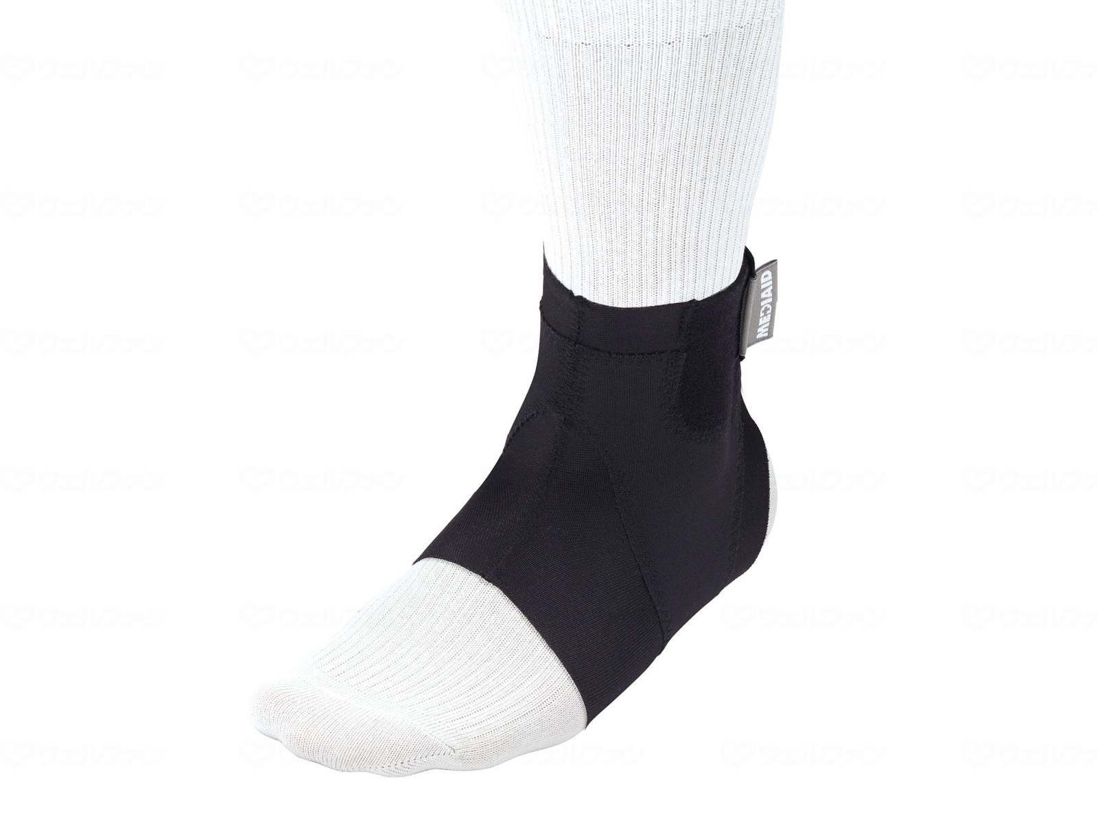 ウェルファン メディエイドしっかりガード足首 スタンダード/黒/M 1個（ご注文単位1個）【直送品】