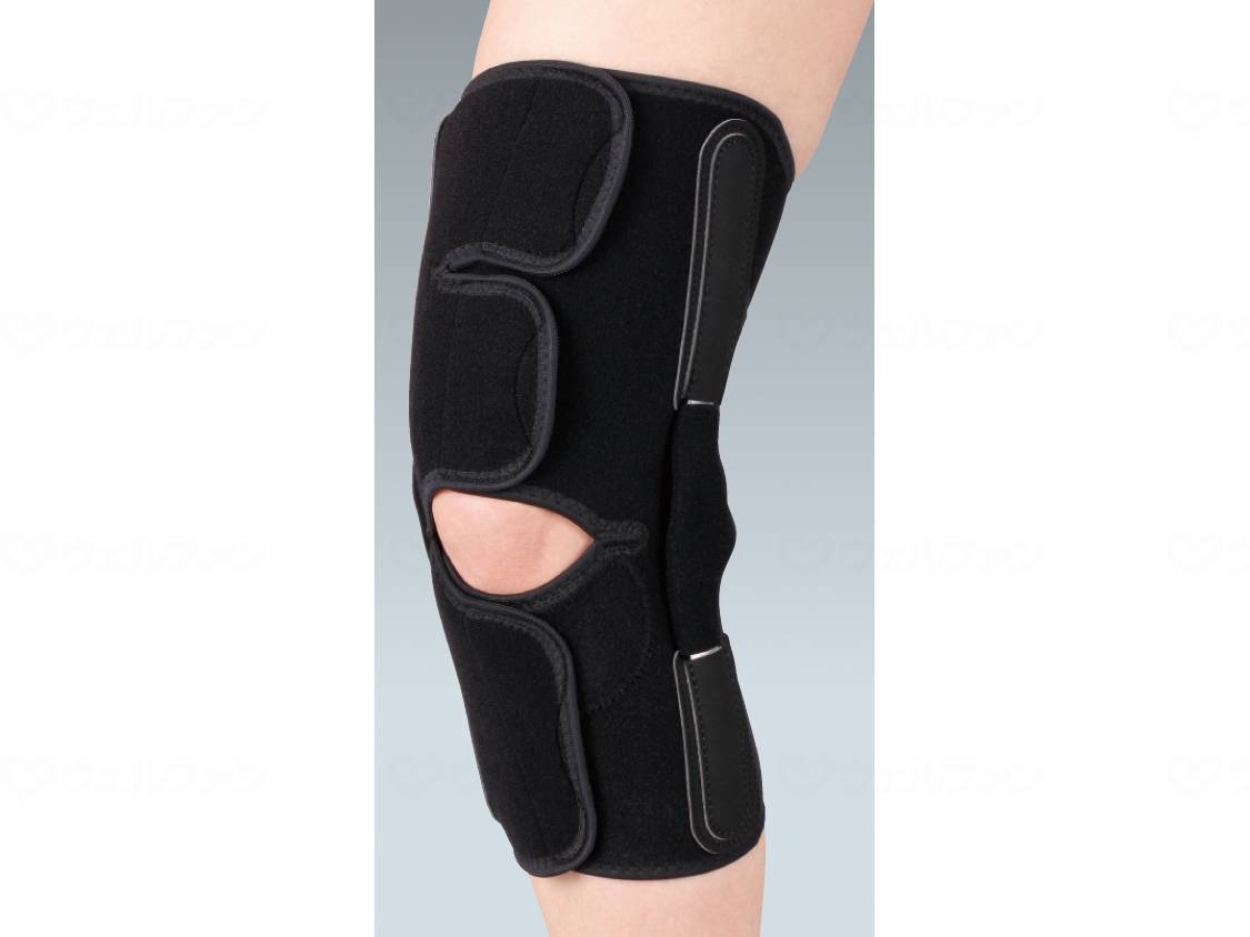 ウェルファン ニーケアー・OA1(左右兼用)/ブラック/L 1個（ご注文単位1個）【直送品】