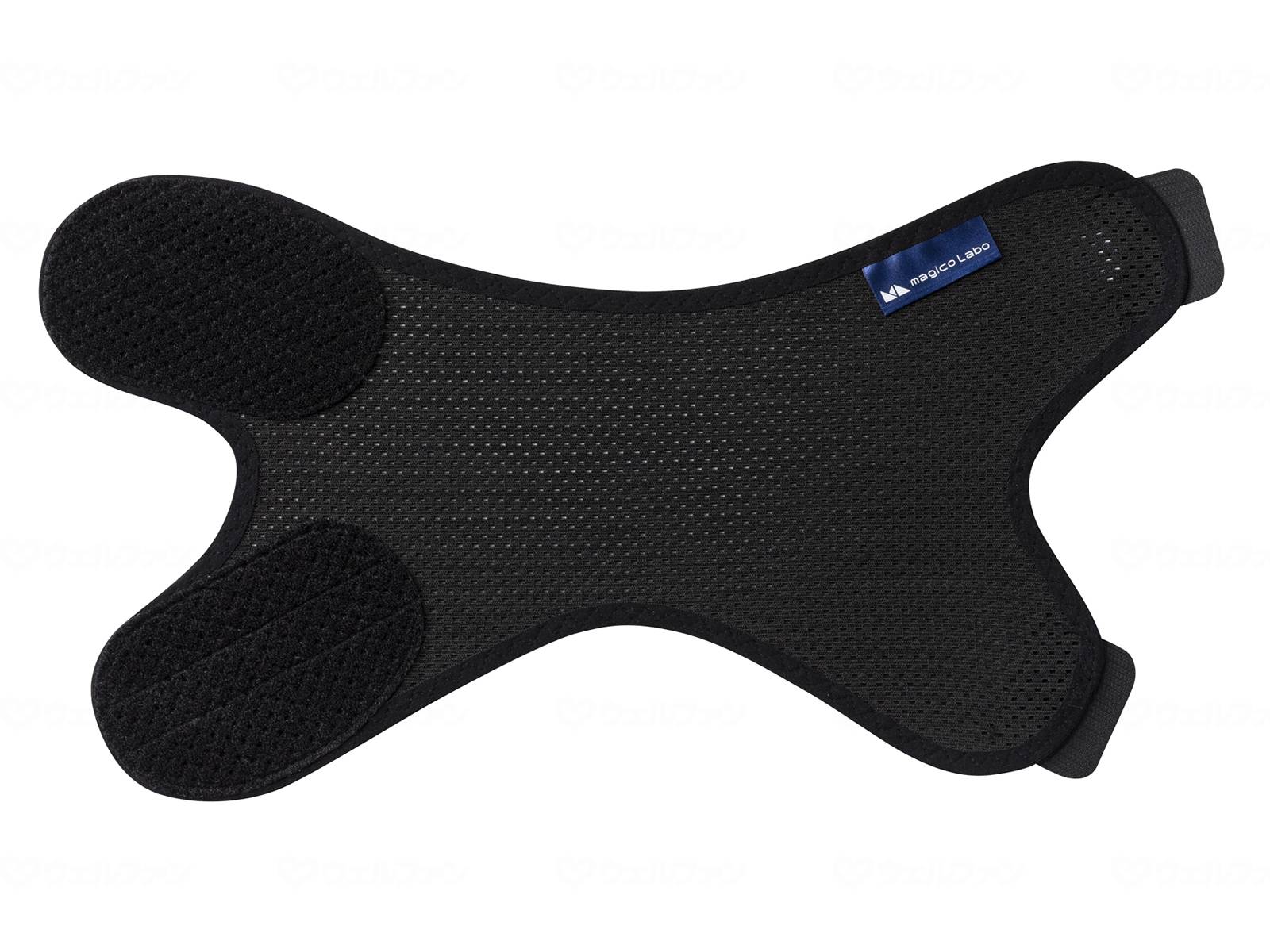 ウェルファン magico Laboひざサポーターしっかりフィット/ブラック/L-LL 1個（ご注文単位1個）【直送品】