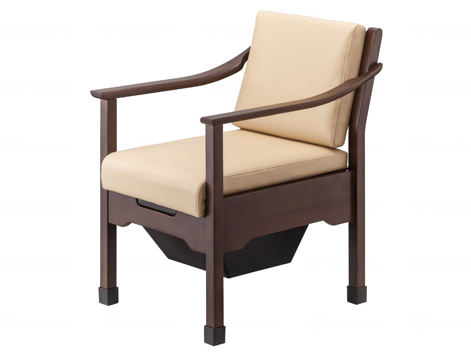 ウェルファン 家具調トイレ　トワレットチェア 1個（ご注文単位1個）【直送品】