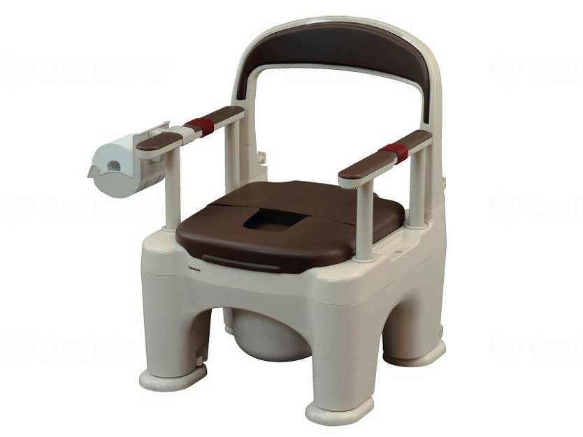 ウェルファン 座楽　ラフィーネ（前後傾斜脚付き） モカブラウン 脱臭ソフト 1個（ご注文単位1個）【直送品】