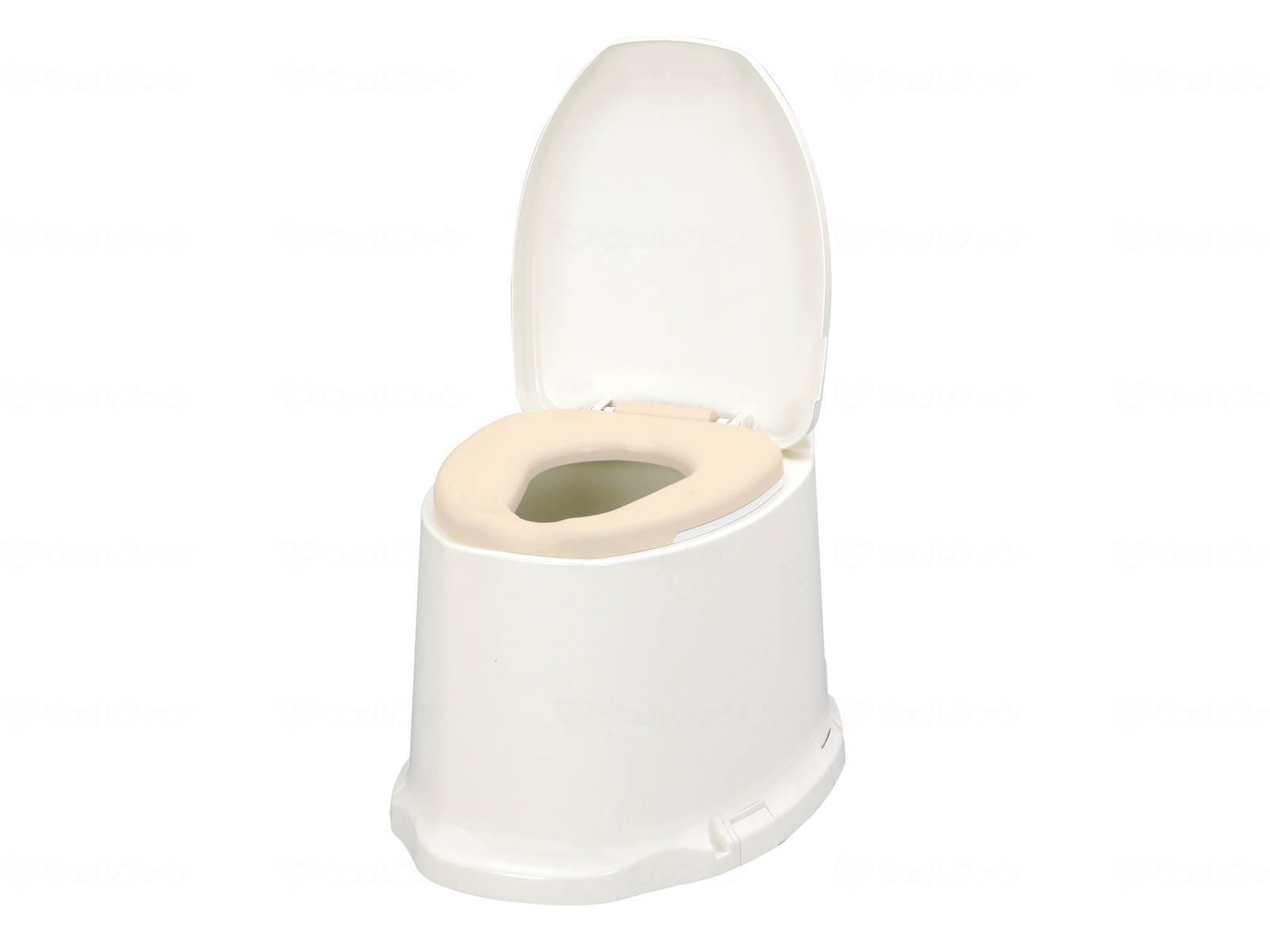 ウェルファン サニタリエースSDソフト便座据置式 アイボリー 1個（ご注文単位1個）【直送品】