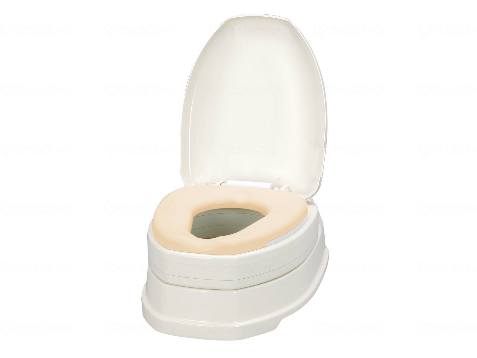 ウェルファン サニタリエースODソフト便座両用式　補高#5 アイボリー 1個（ご注文単位1個）【直送品】