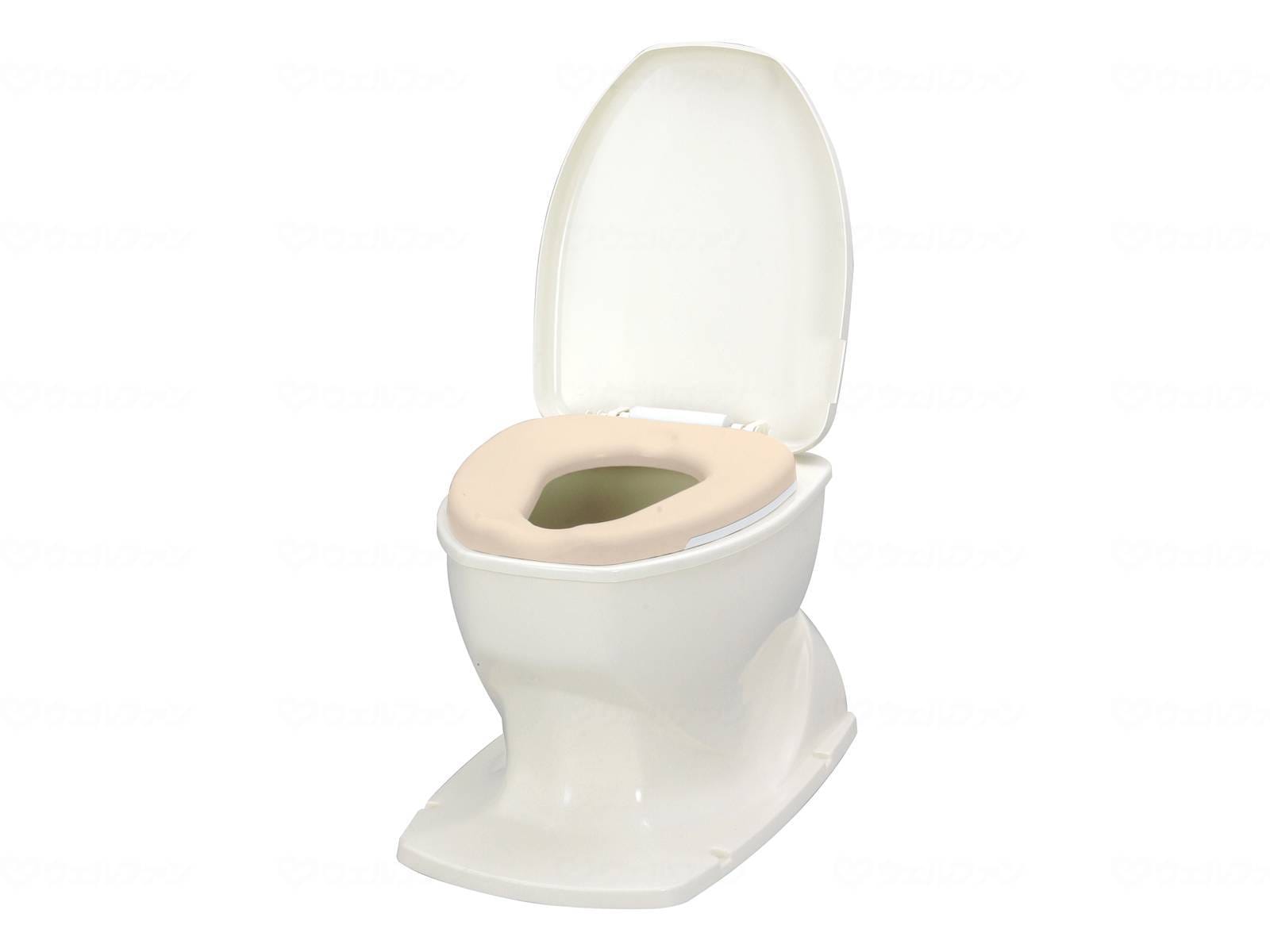 ウェルファン サニタリエースODソフト便座据置式 アイボリー 1個（ご注文単位1個）【直送品】