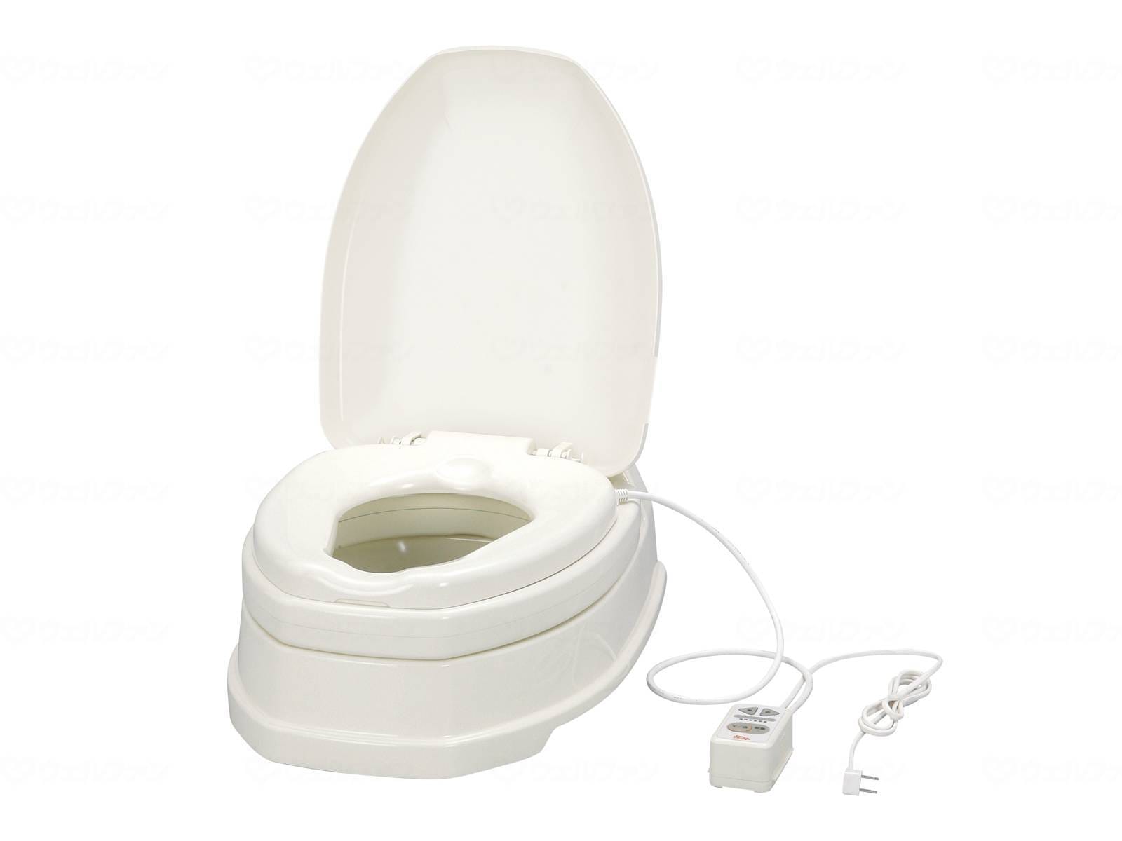 ウェルファン サニタリエースOD　暖房便座両用式　補高#8 アイボリー 1個（ご注文単位1個）【直送品】