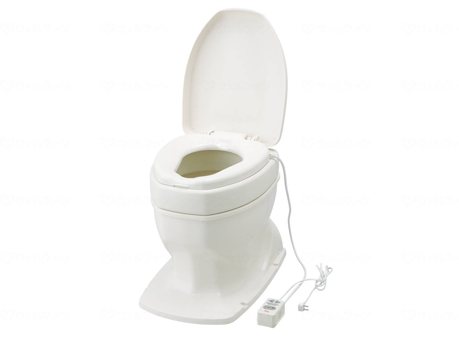 ウェルファン サニタリエースOD　暖房便座据置式　補高#8 アイボリー 1個（ご注文単位1個）【直送品】