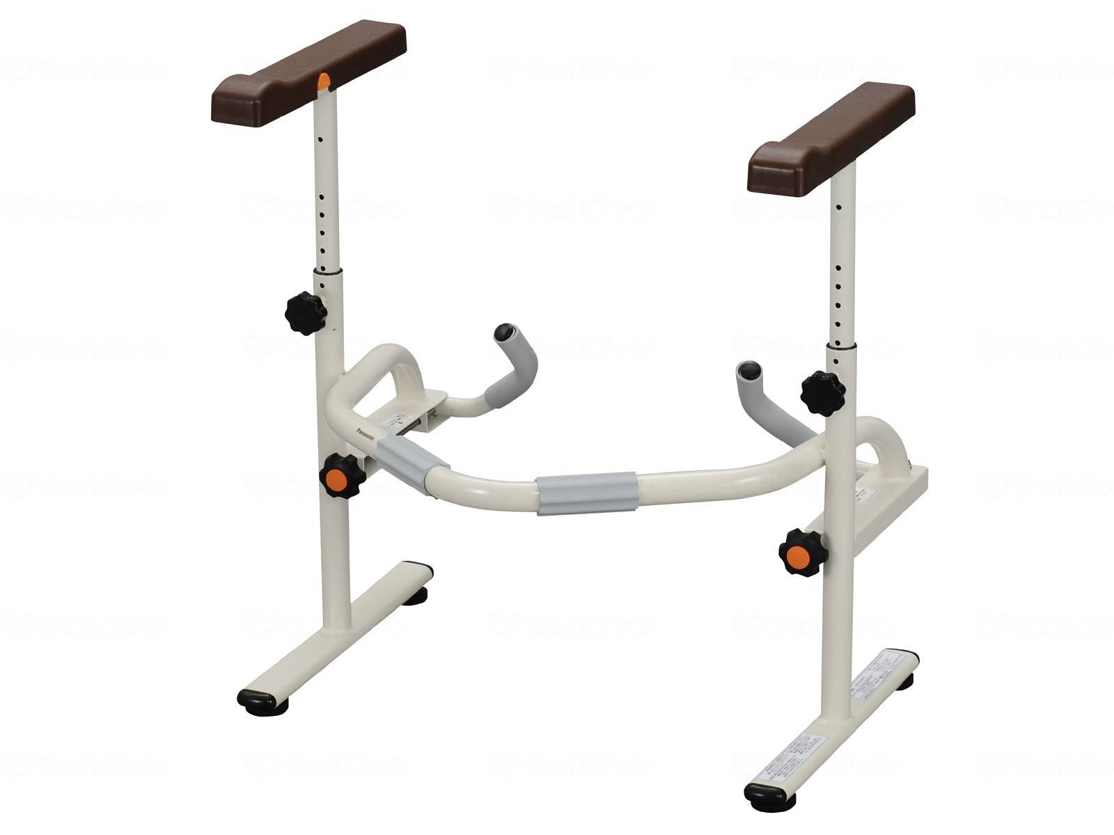 ウェルファン 洋式トイレ用スライド手すり（ステンレス） 1個（ご注文単位1個）【直送品】