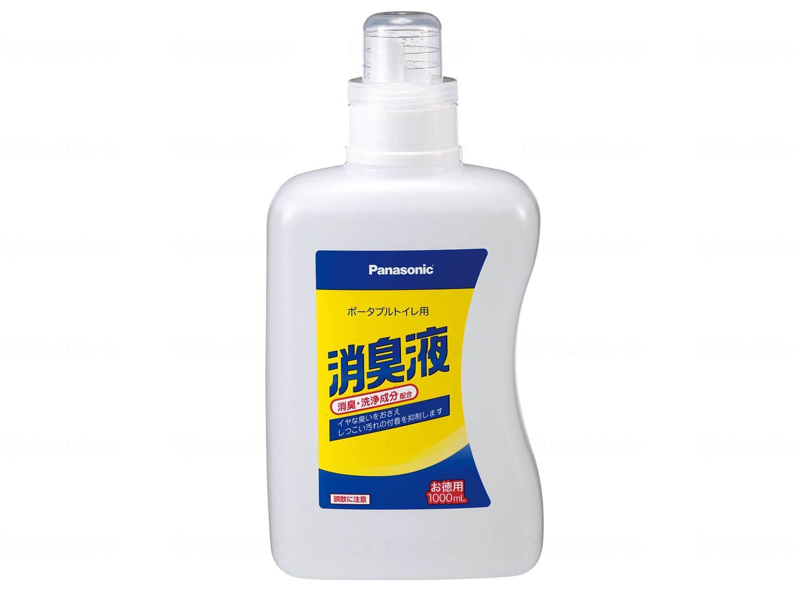 ウェルファン ポータブルトイレ用消臭液1L（無色） 1個（ご注文単位1個）【直送品】
