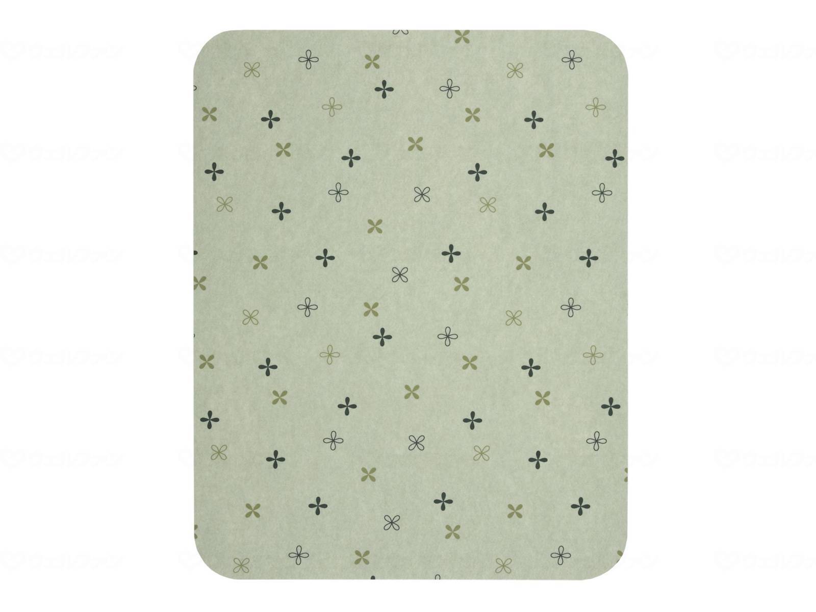 ウェルファン 置くだけ吸着ポータブルトイレマット グリーン 1個（ご注文単位1個）【直送品】