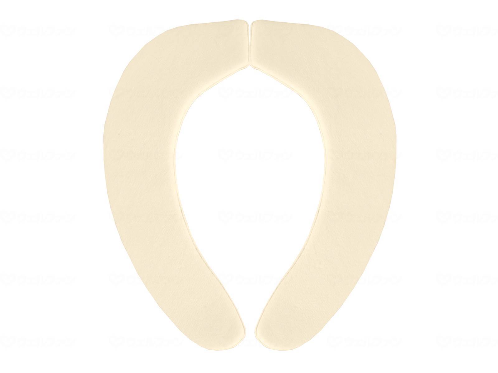 ウェルファン 消臭ふんわりベンザシート　無地 アイボリー 1個（ご注文単位1個）【直送品】