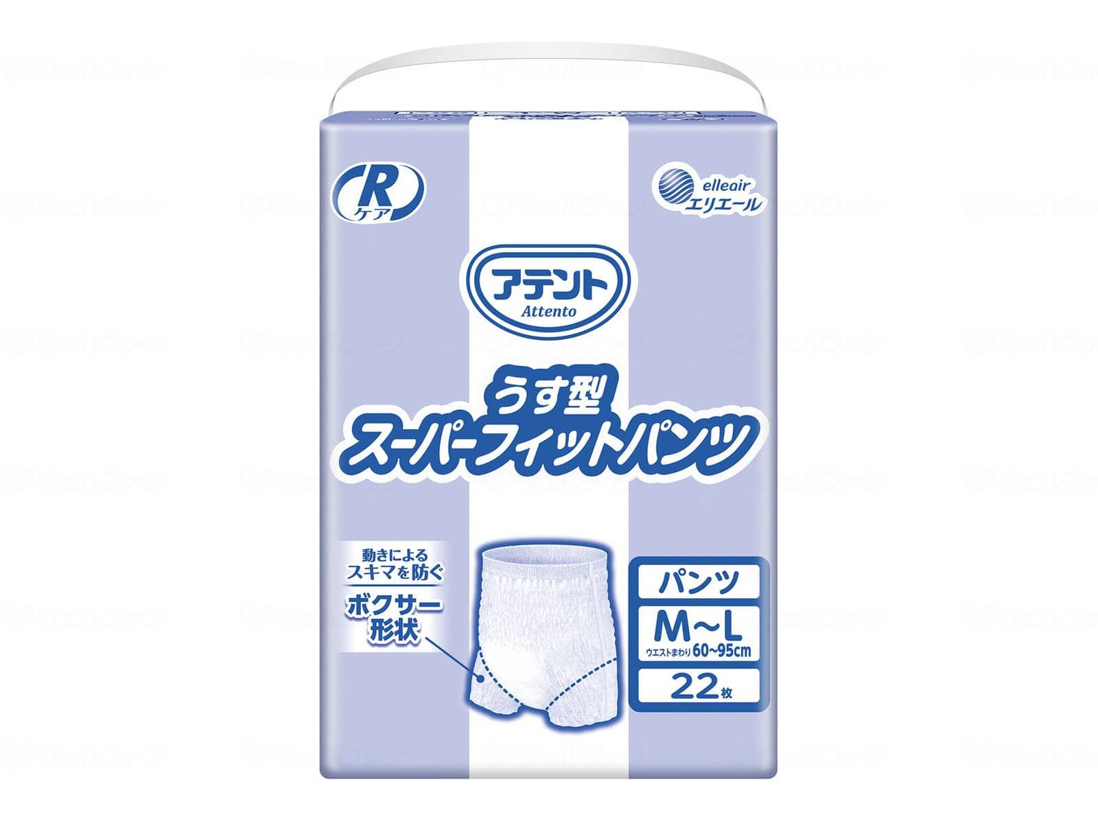 ウェルファン G Rケアうす型スーパーフィットパンツ/袋/M-L 1個(ご注文単位1個)【直送品】