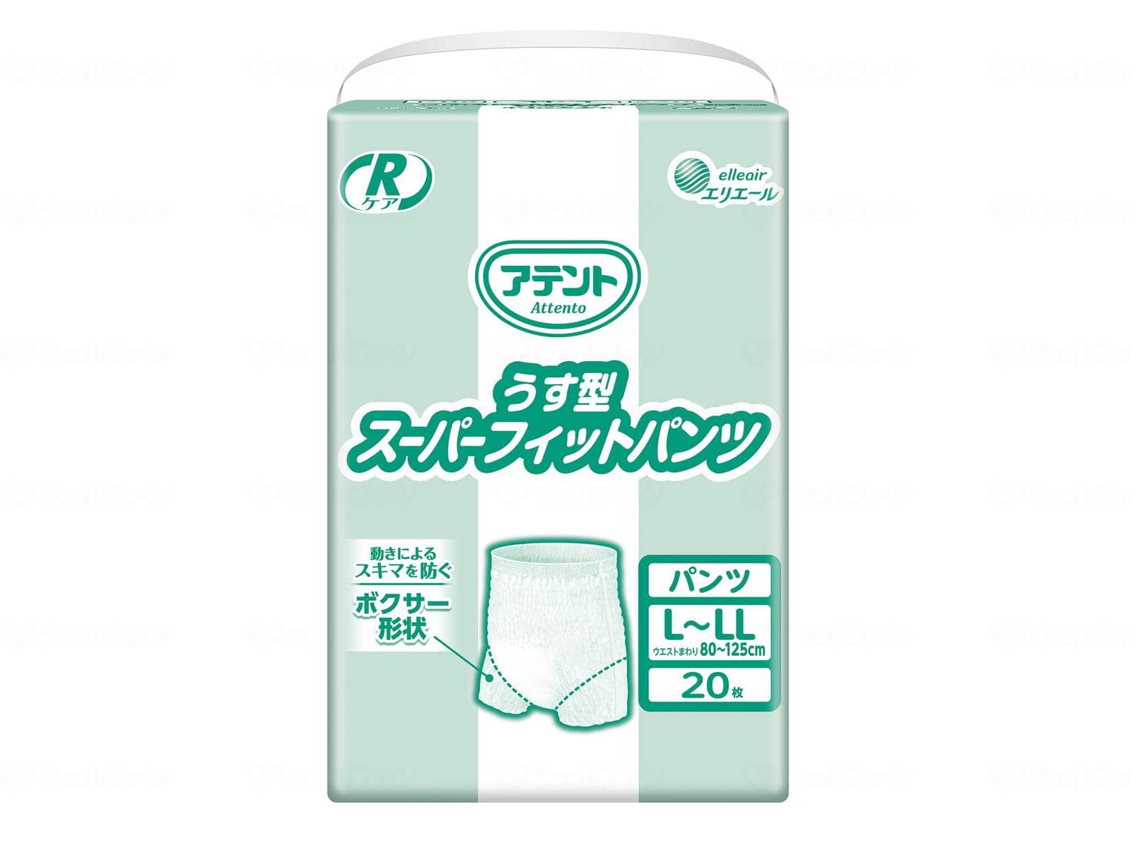 ウェルファン G Rケアうす型スーパーフィットパンツ/袋/L-LL 1個(ご注文単位1個)【直送品】