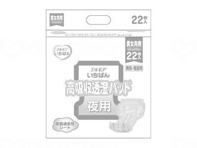 ウェルファン Gいちばん高吸収透湿パッド 男女共用/袋 1個（ご注文単位1個）【直送品】