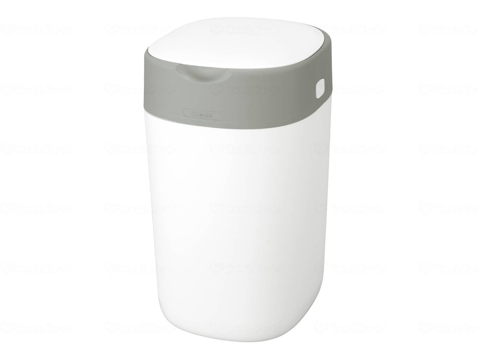 ウェルファン 強力防臭抗菌おむつポット ポイテックW防臭/コットンホワイト 1個(ご注文単位1個)【直送品】