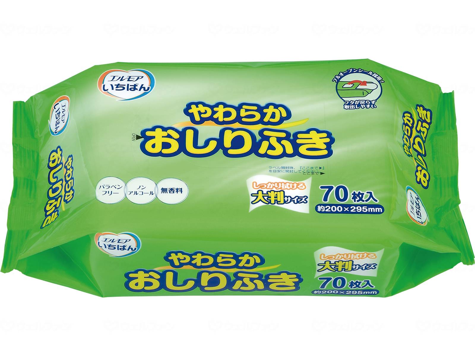 ウェルファン エルモアいちばんやわらかおしりふき/個 1個(ご注文単位1個)【直送品】