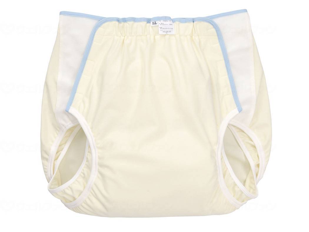 ウェルファン テイコブ おむつカバー/クリーム/LL 1個（ご注文単位1個）【直送品】
