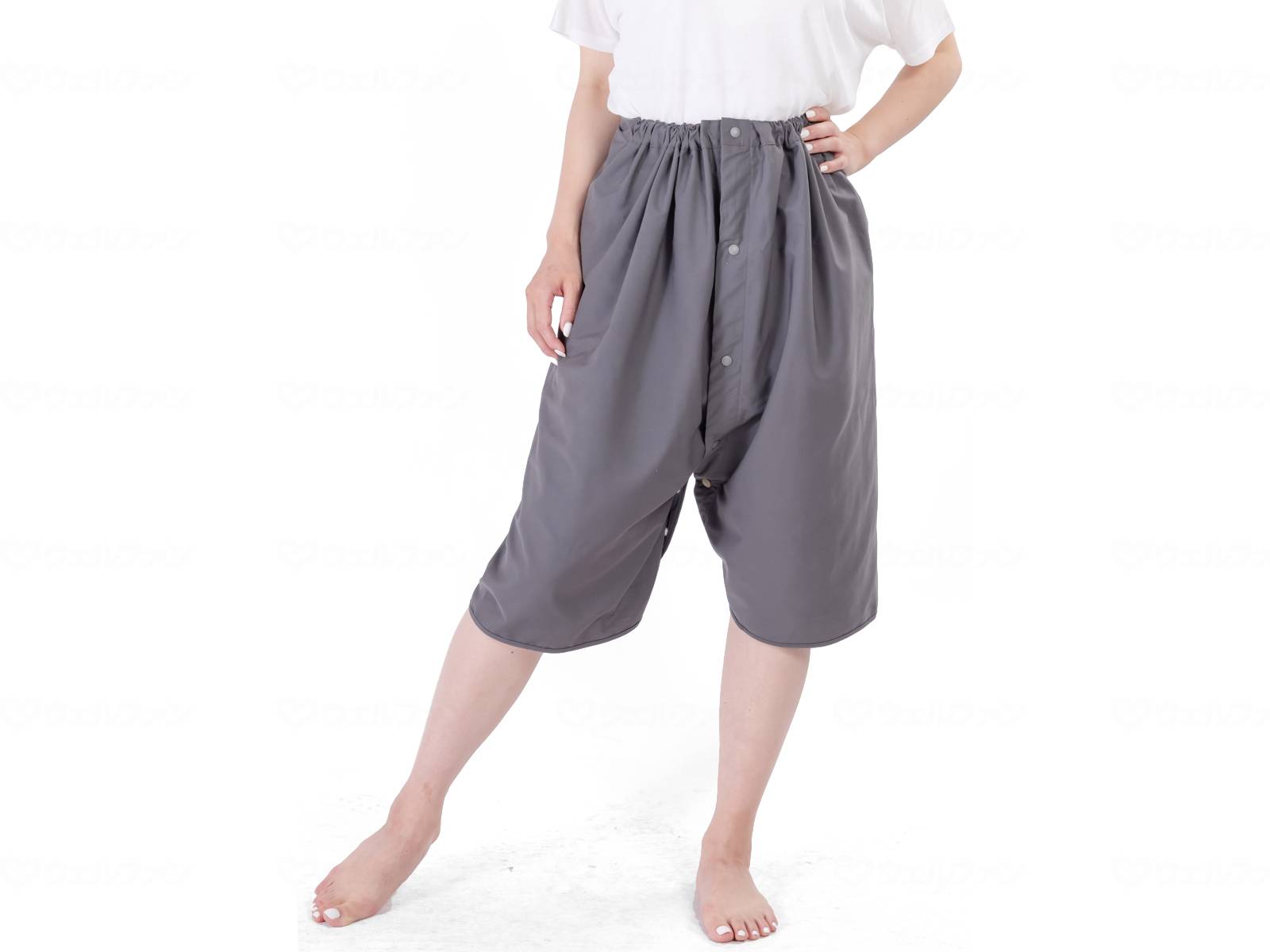 ウェルファン 履くシーツ H0201C/グレー 1個（ご注文単位1個）【直送品】