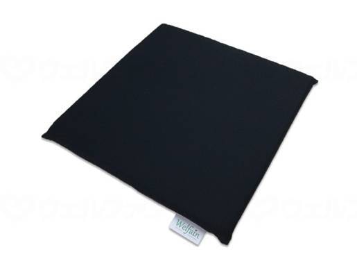 ウェルファン Welfainシートクッション 黒 40×40×2.5cm 1個(ご注文単位1個)【直送品】