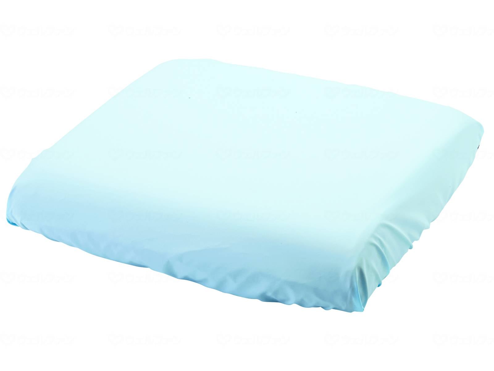 ウェルファン 防水クッションカバー(拭き取りタイプ) ブルー 1個(ご注文単位1個)【直送品】