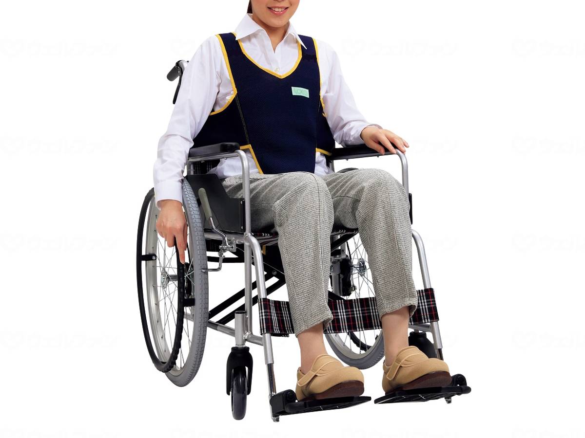 ウェルファン 車いす用ワンタッチベルトキーパーエコ(メッシュ) 1個(ご注文単位1個)【直送品】