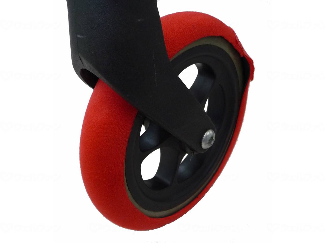 ウェルファン 前輪用ホイルソックス 赤 1個（ご注文単位1個）【直送品】