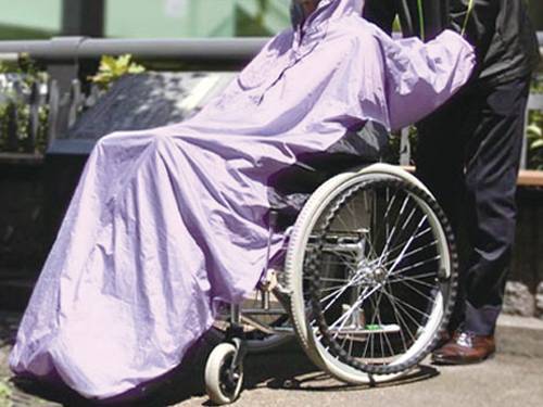 ウェルファン 総裏メッシュ付RAKUレイン パープル M 1個(ご注文単位1個)【直送品】