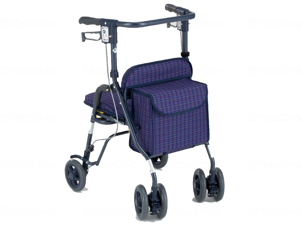 ウェルファン シンフォニーSP/格子紺 1台（ご注文単位1台）【直送品】