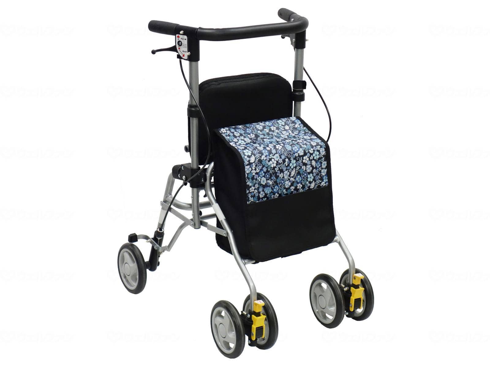 ウェルファン シンフォニーSPスリム/花柄紺 1台（ご注文単位1台）【直送品】