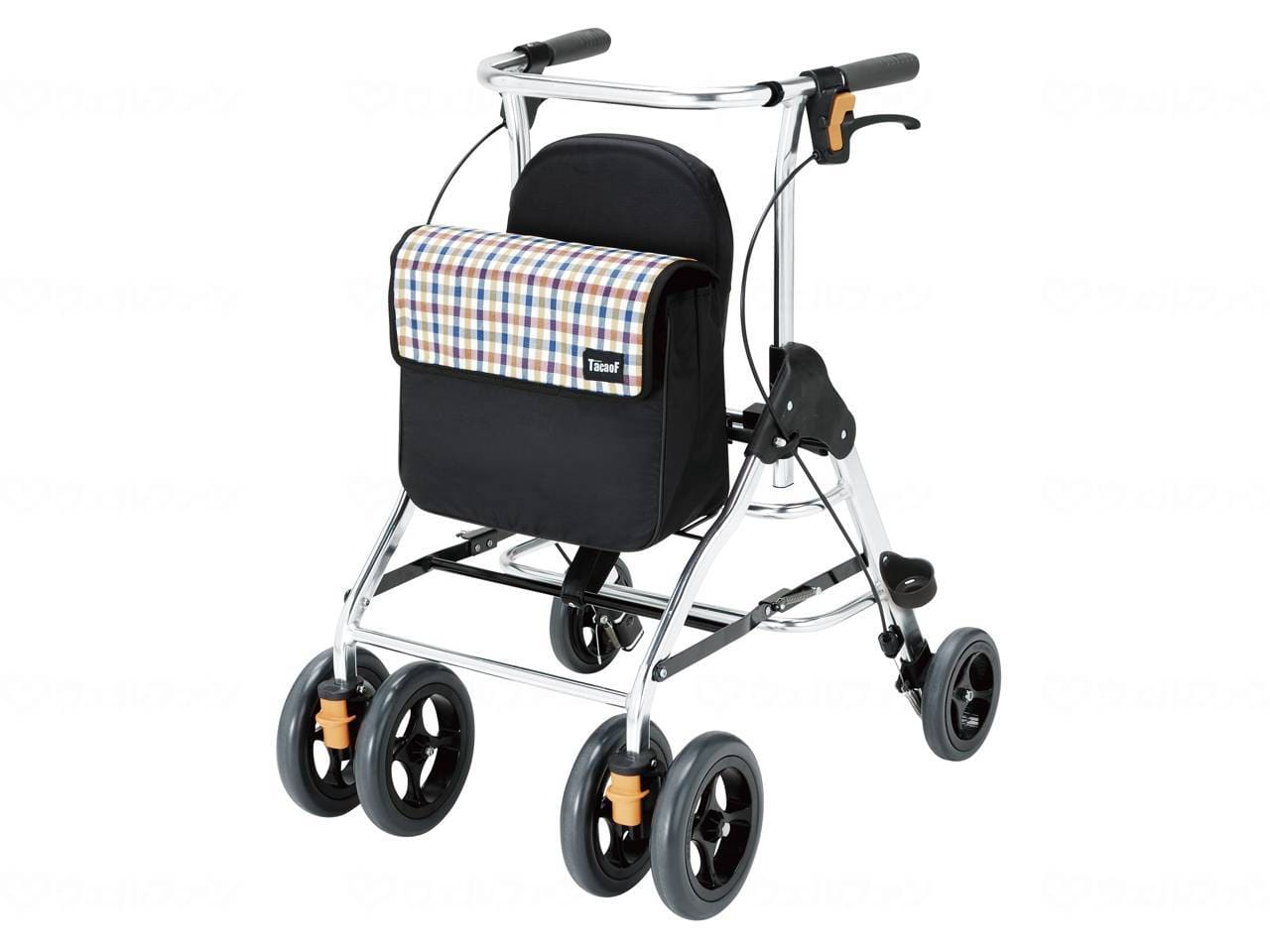 ウェルファン 歩行車 テイコブ リトル HS05/チェックブルー(CB) 1台（ご注文単位1台）【直送品】