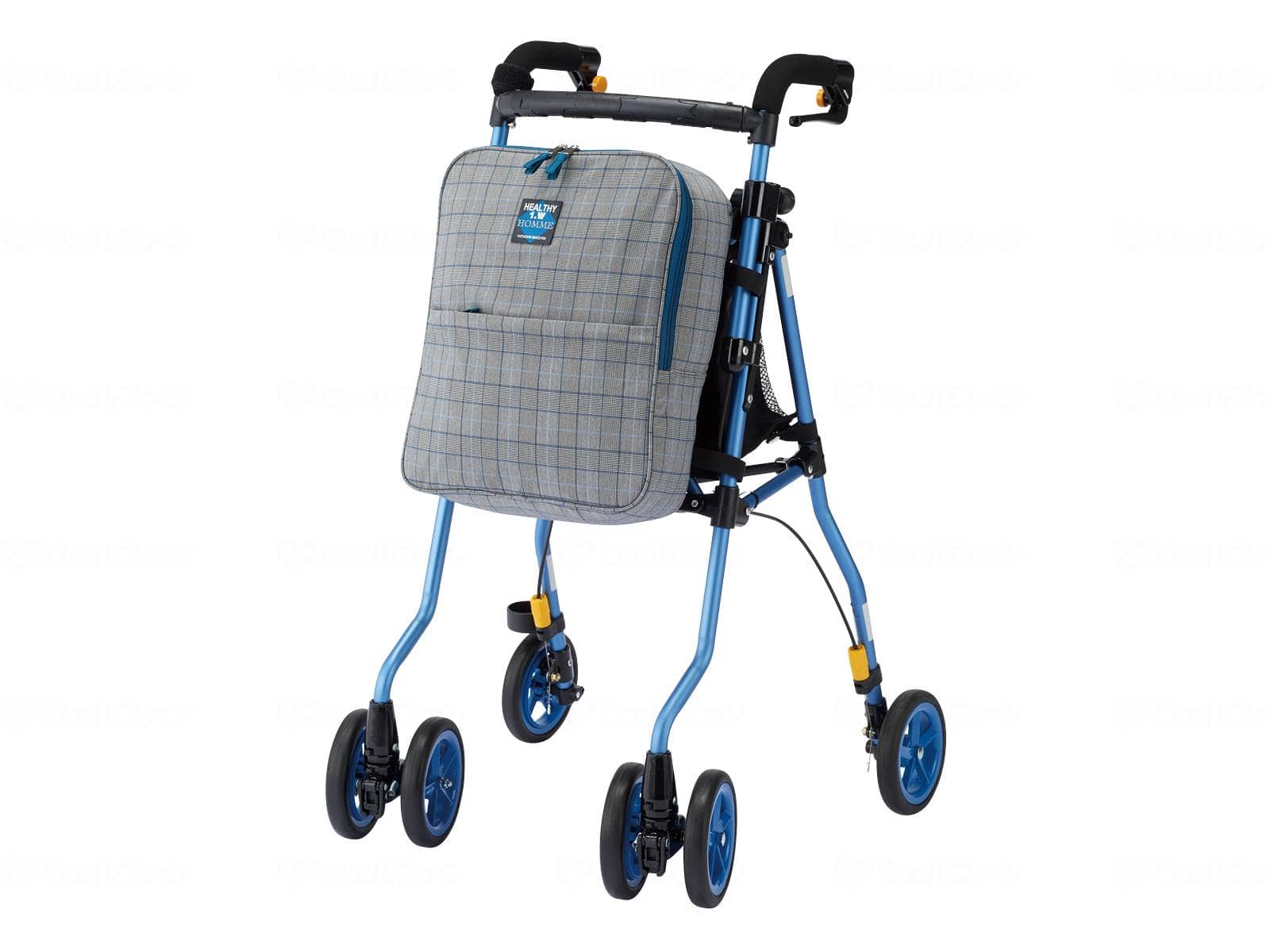 ウェルファン ヘルシーワン W/オムチェックブルー 1台（ご注文単位1台）【直送品】